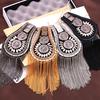 1Pc Tassel Chain Shoulder Board Badges Epaulet Epaulette Military Pin On Brooch