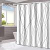 JINRUN Bathroom Thickened Waterproof Curtain Mildew Proof Shower Curtain Shower Partition Curtain Shower Curtain Bathroom Curtain Free Perforation