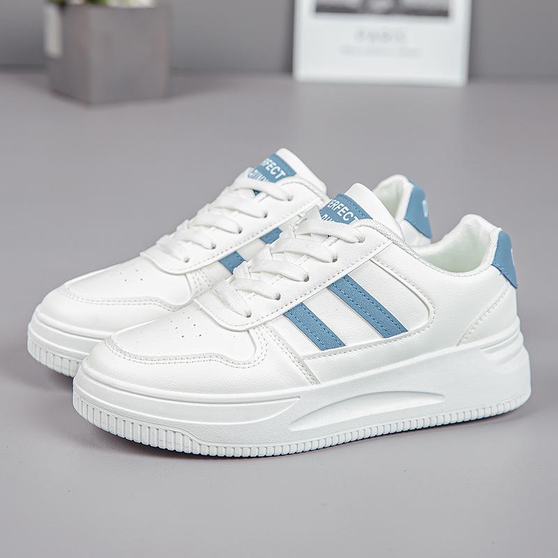 [Customized] 2025 Little White Shoes Women's Shoes New Spring Popular Sports Board Shoes White Student Versatile Casual Shoes