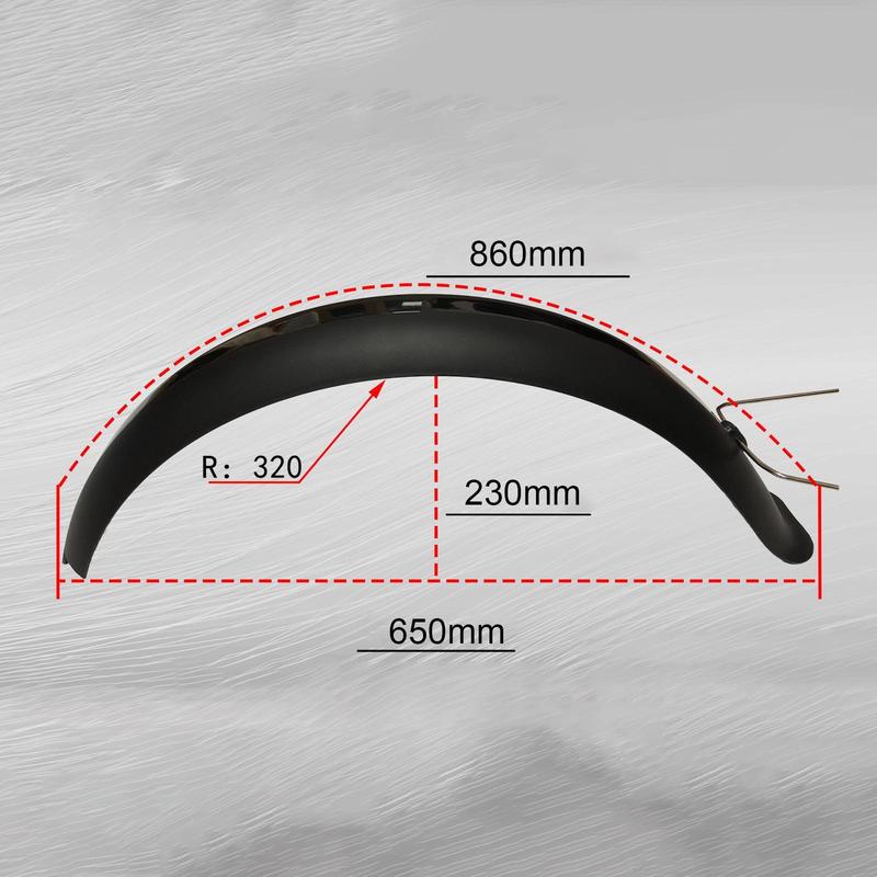 20" x4.0 Велосипедные крылья для фэтбайка Крылья от грязи Комплект крыльев Грязезащитные щитки Для BMX Складного Снежного Электровелосипеда Велосипеда MTB Велосипедный Комплект Аксессуары