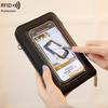 Women's RFID Touchscreen Crossbody Phone & Card Holder Wallet