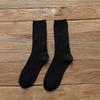 Solid Color Thick Trendy Fashion Cotton Women Wool Socks Korean Style Socks Middle Tube Hosiery