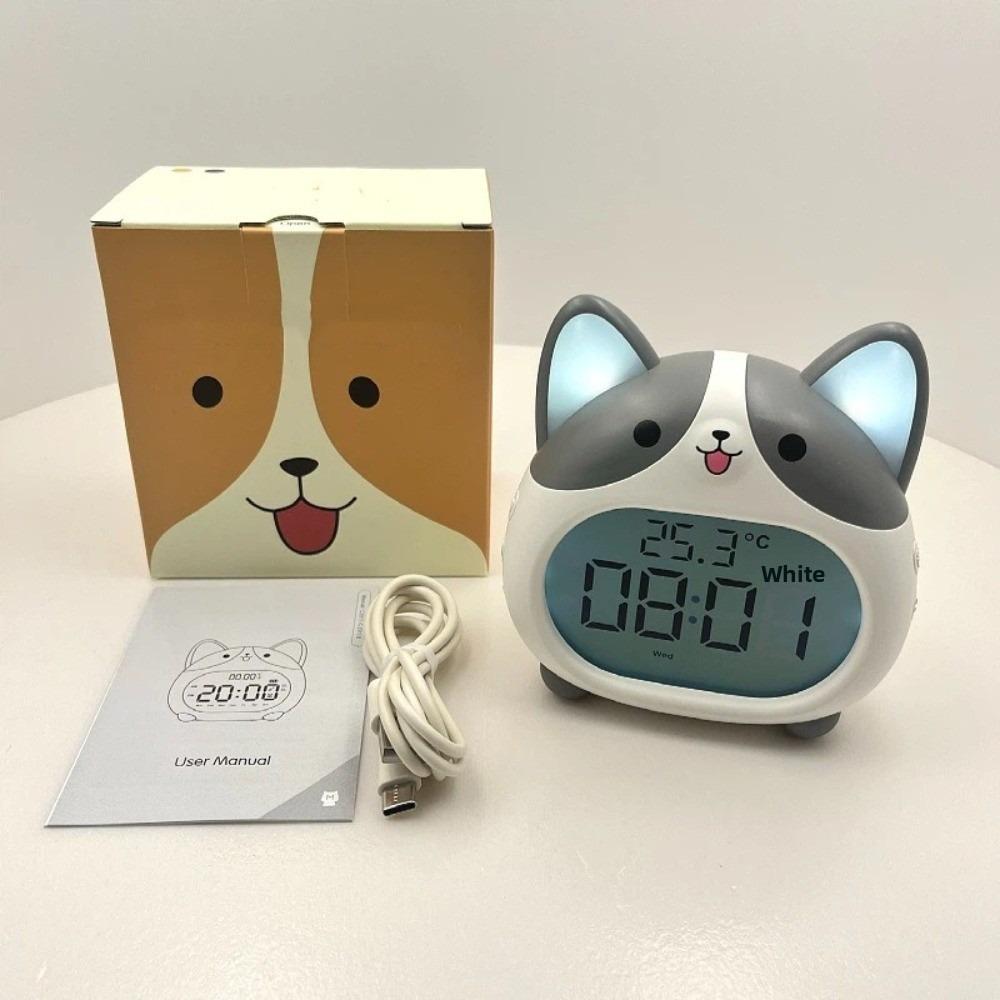 Multi-functional Alarm Clocks For with Night Light Snooze Function Digital Clocks Rechargeable Battery Dimmable Display