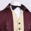 Men Steampunk Gothic Victorian Jacket Vintage Purple Velvet Tailcoat Medieval Frock Coat Uniform Renaissance Costume