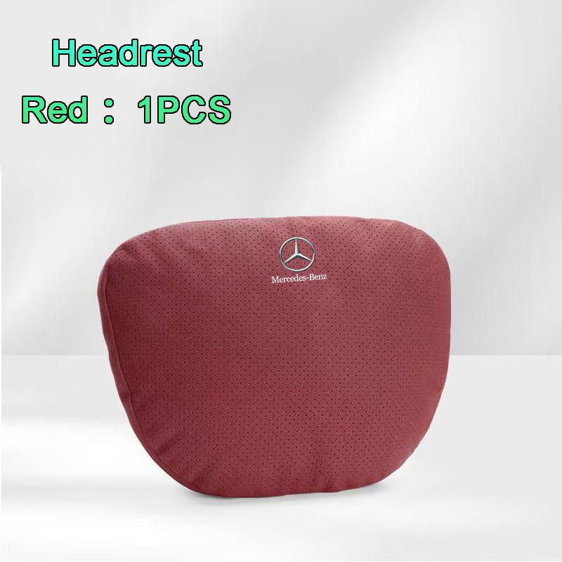 AABID1 Car headrest lumbar support set,car neck protection waist cushion,car accessories,for mercedes-benz CLA CES CLS SLK GLK CLK SLS