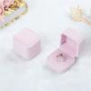 Packaging Box Square Ring Holder Box Storage Organizer Earring Display Case Ring Box Jewelry Box
