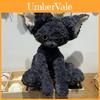 Devon Black Rex Cat Plush Toy Doll Pillows With Various Colored Eyes Girls Gift
