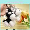 Cute And Soft Schnauzer Plush Dog Keyring Charming Bag Charm And Gift Idea