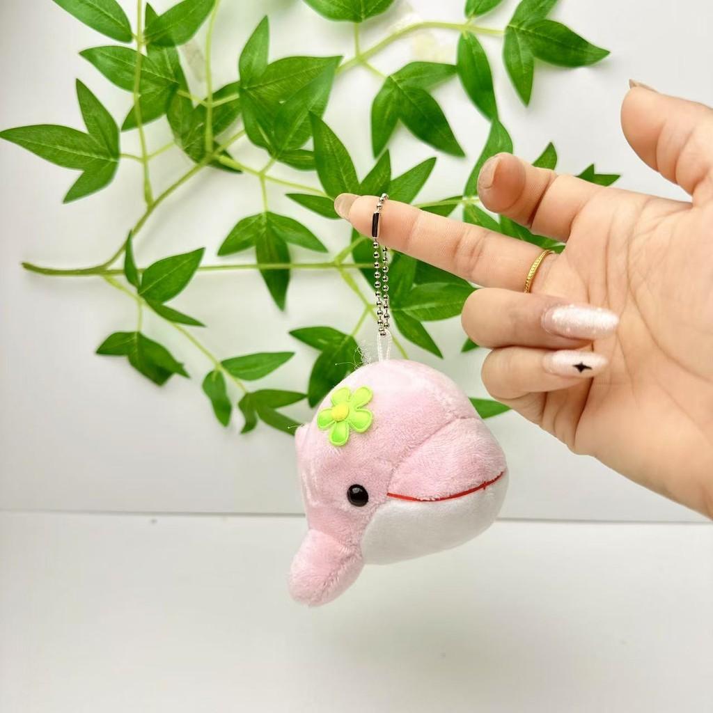Плюшевый брелок-игрушка дельфин из короткого плюша для детей и коллекционеров