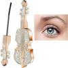 Элегантная тушь для ресниц Violin, тушь с шелковыми волокнами, водостойкая, косметика для ресниц, натуральное удлинение