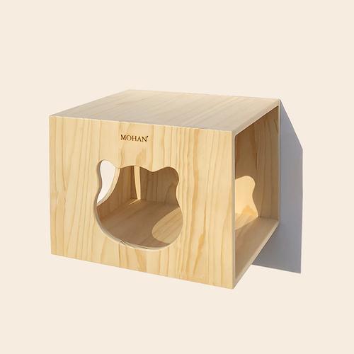 Woodiness Cat Tree House Scratching Climbing Platform Wall Mounted Cat Climbing Ladder Wood Stairs Kitty Gift Pet Supplies