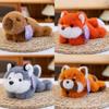 Capybara Sloth Husky Fox Raccoon Animal Plush Toy Doll Kids Room Decoration Gift