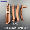 E70 4Pcs Kit LHD RHD Inner Driver Door Window Switch Armrest Cover Pull Handle Replacement for BMW X5 X6 E70 E71 E72 2007-2013