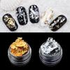 1 Box Fashion Shiny Nail Art Gold and Silver Tin Foil DIY Nail Art Decoration Accessories Supplies