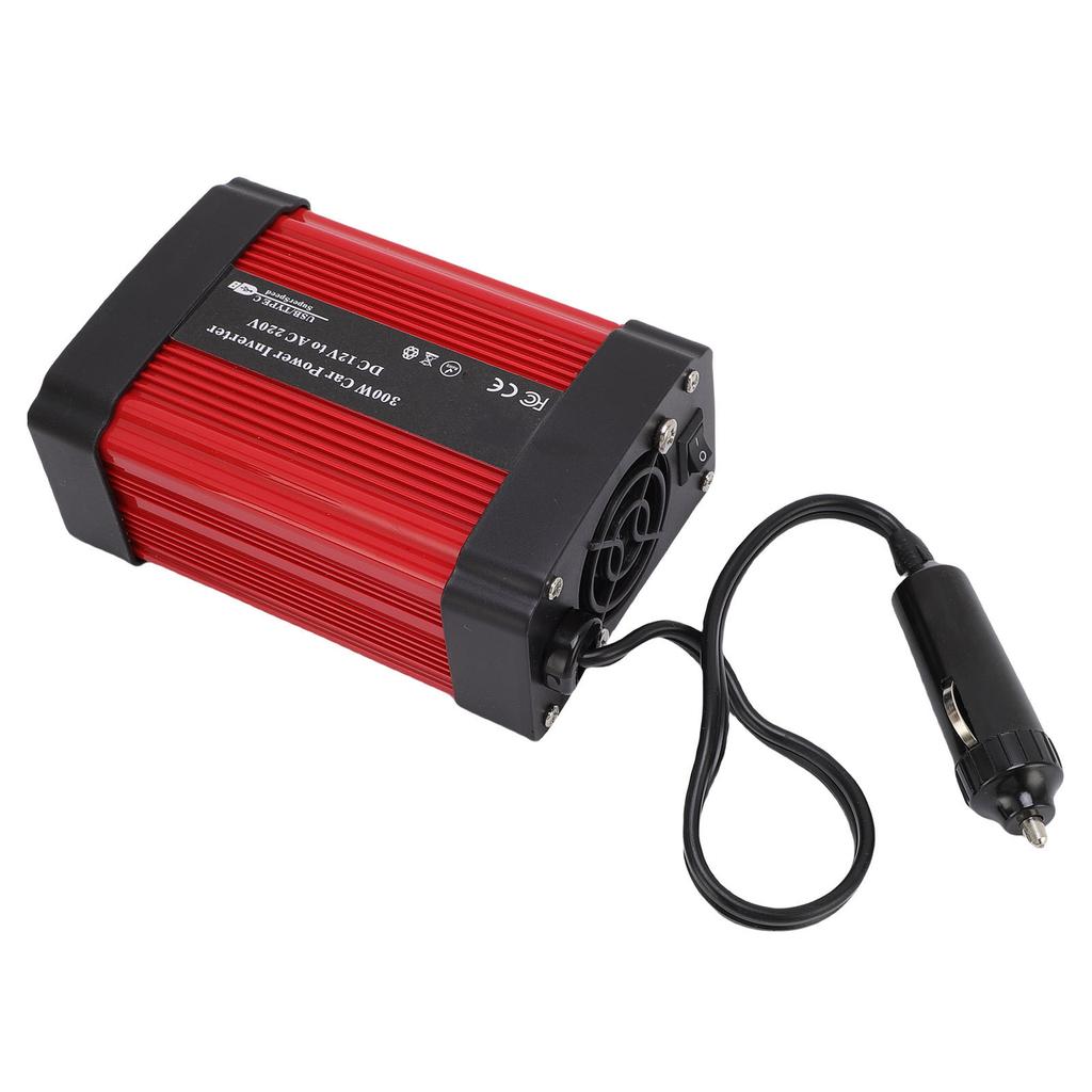 Автомобильный инвертор PD 24 Вт QC 24 Вт Интерфейс быстрой зарядки Автомобильный преобразователь питания Тихий охлаждающий вентилятор для смартфонов планшетов ноутбуков