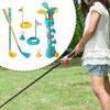 Kids Golf Club Set Toy Toddlers Educational Portable Tees and Flags Clubs Cart