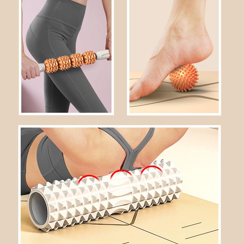 Завод по производству пенных роликовых массажеров, полный набор оборудования для йоги для расслабления мышц, роликовая массажная булава, оборудование для фитнеса