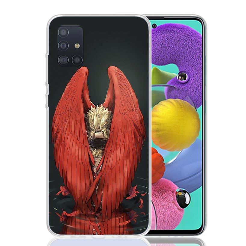 Чехол для телефона Hawks MHA My Hero A-Academy для Samsung Galaxy A52 A32 A22 A12 A02S A50S A30S A51 A31 AA71 Note 20 Ultra 10 S10 Plus