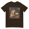 Golden Retriever Drinking Beer Funny Dog Beer Humor Tshirt