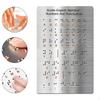 Braille Alphabet Board English Supplies Numbers Letters with