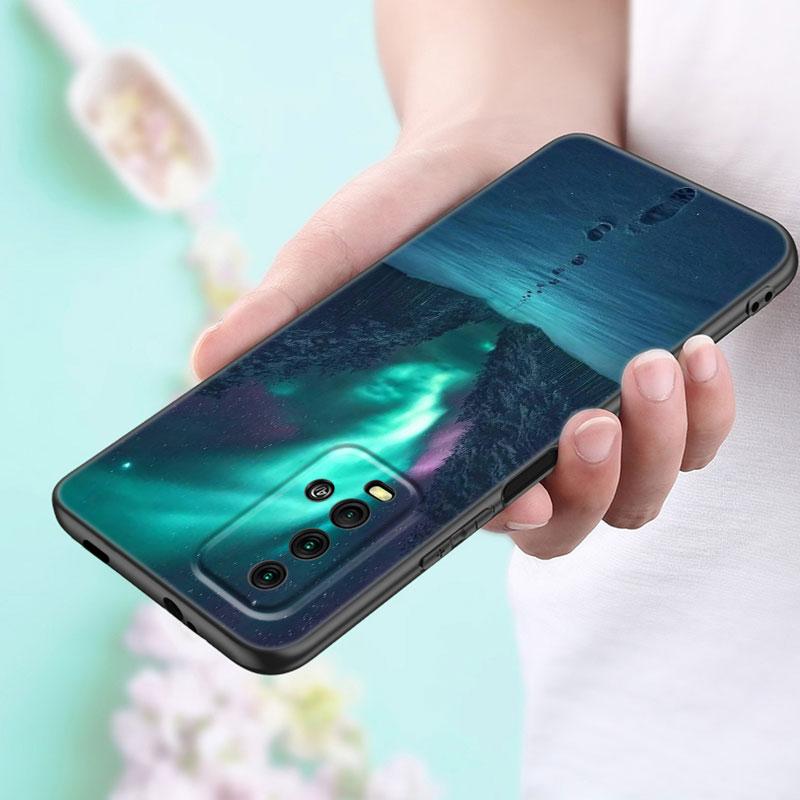 Чехол для телефона Landscape Winter Light Snow для Xiaomi Redmi Note 11 10 9 8 Pro 11T 5G 10T 10S 9S 9T 9i 9C 9A 8T, мягкий черный чехол из ТПУ