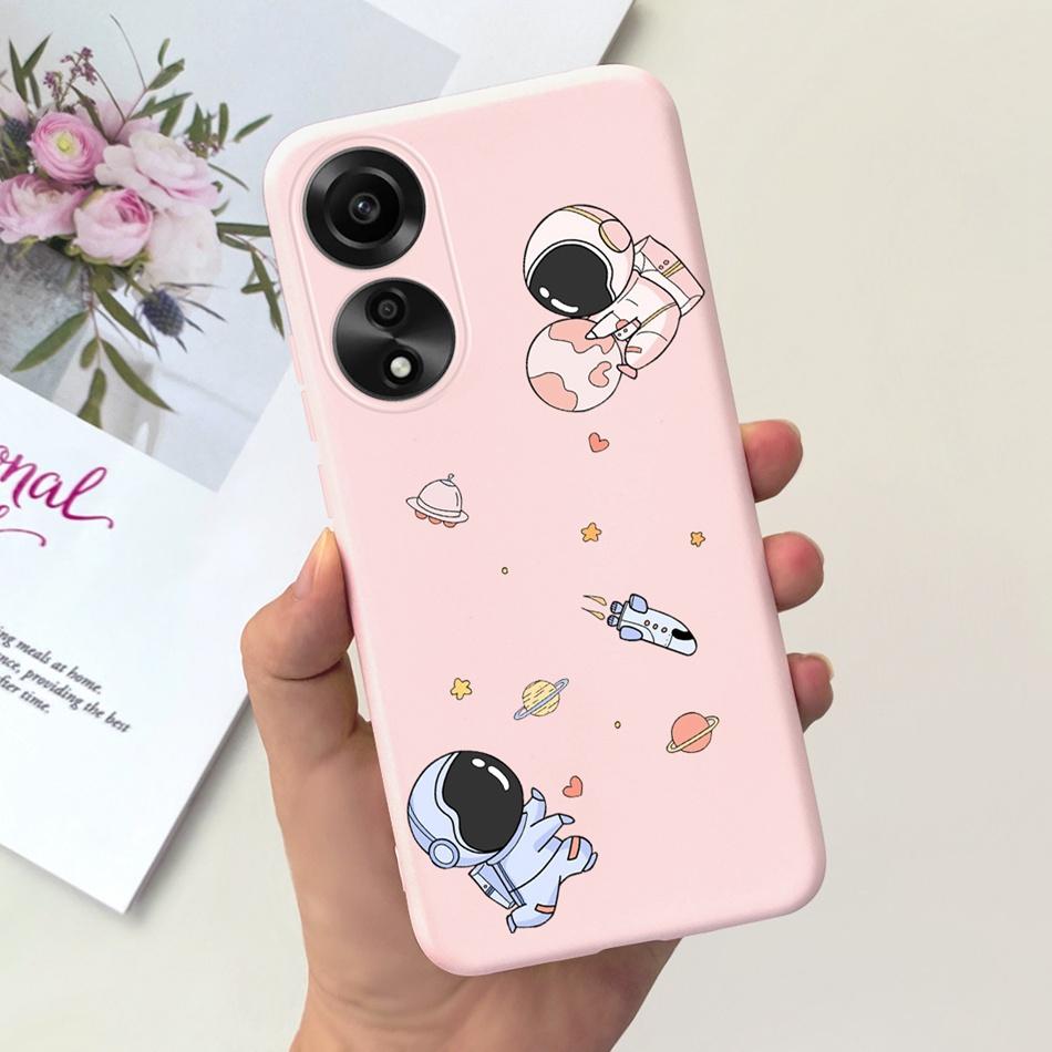 For OPPO A78 Case Oppo A78 4G CPH2565 Cute Fashion Candy Color Soft Silicone TPU Phone Back Cover For OppoA78 A 78 4G 2023