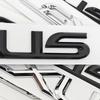 Interior Stickers 3D ABS Car Rear Trunk Emblem Badge Sticker Logo For Lexus ES300 IS300 IS350 ES250 ES350 IS250 CT200H GS350 NX2