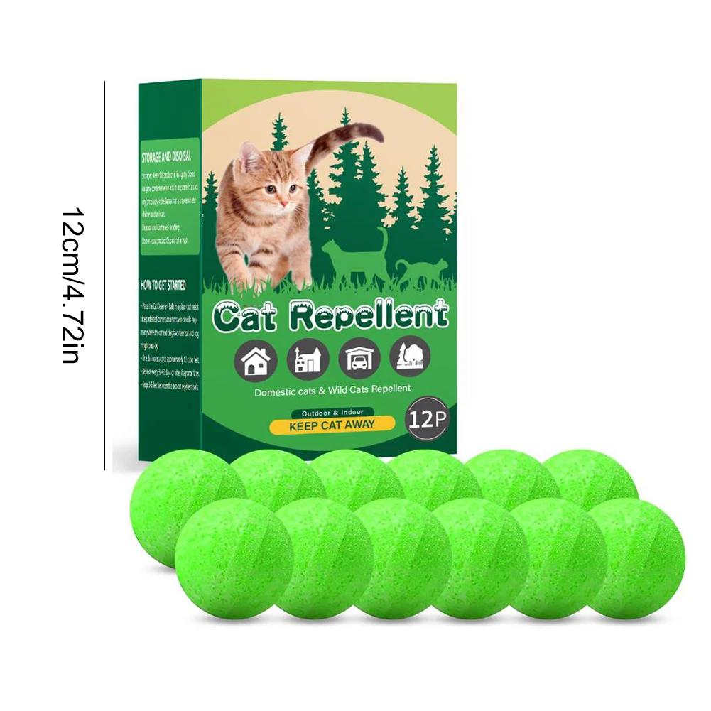 12 Pack Cat Deterrent Outdoor Indoor Natural Peppermint Oil Dog Repellent Keep Cats Off Yard Garden Lawn Plants