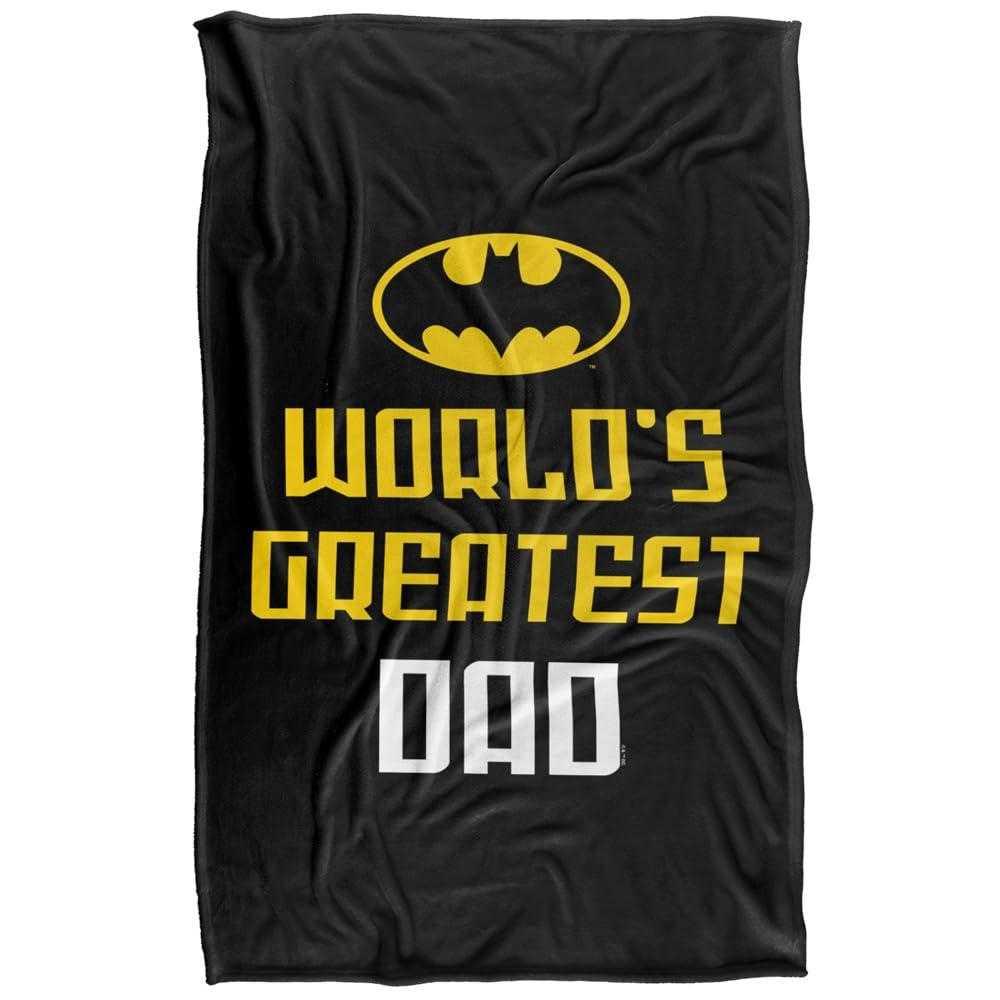 Batman World´S Greatest Dad Fathers Day Blanket