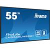 Écran Plat LCD Rétro-éclairé Par LED - Iiyama - Iiyama ProLite LH5565UHSB-B1 - Classe De Diagonale 55" (54.6" Visualisable) Écran L