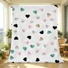 Postpartum Maternity Flannel Blanket Pill-Resistant Heart Collection, Soft Skin-Friendly All-Season Throw, Cozy Home Decor, Ideal Valentine's Gift