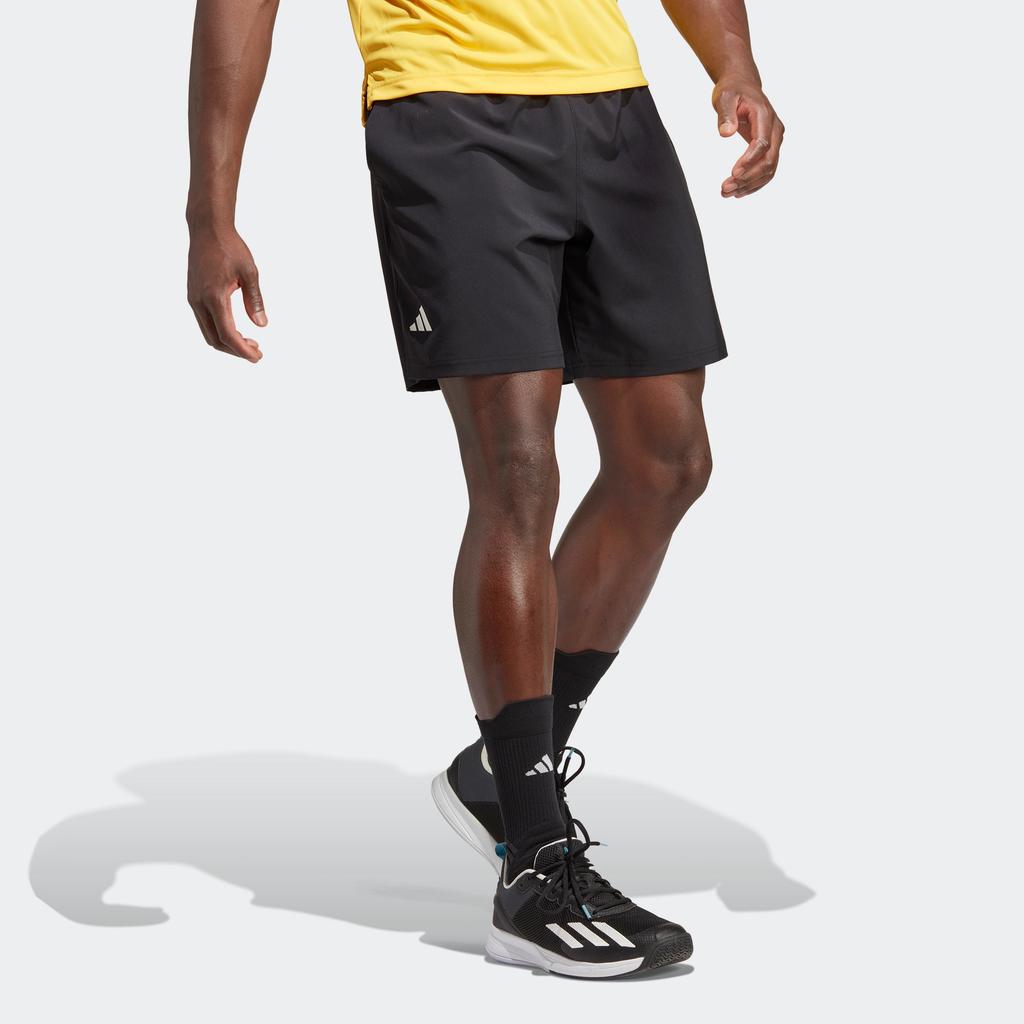 Adidas Club Stretch Woven Tennis Shorts Men Bottoms Black HS3282