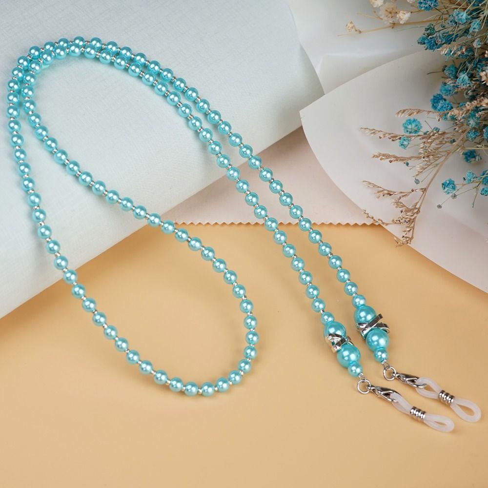 Imitation Pearl Sunglass Lanyard Straps Glasses Accessories Pearl Glasses Straps Universal