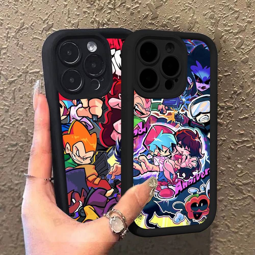 Игровой чехол для телефона Friday Night Funkin для iPhone 17 16 15 13 11 12 14 Pro Max Plus Силиконовый чехол