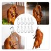 Pack of 10 Stainless Steel Meat Hooks for Grilling Outdoor Cooking Drying BBQ Hanging Sausage Chicken Beef