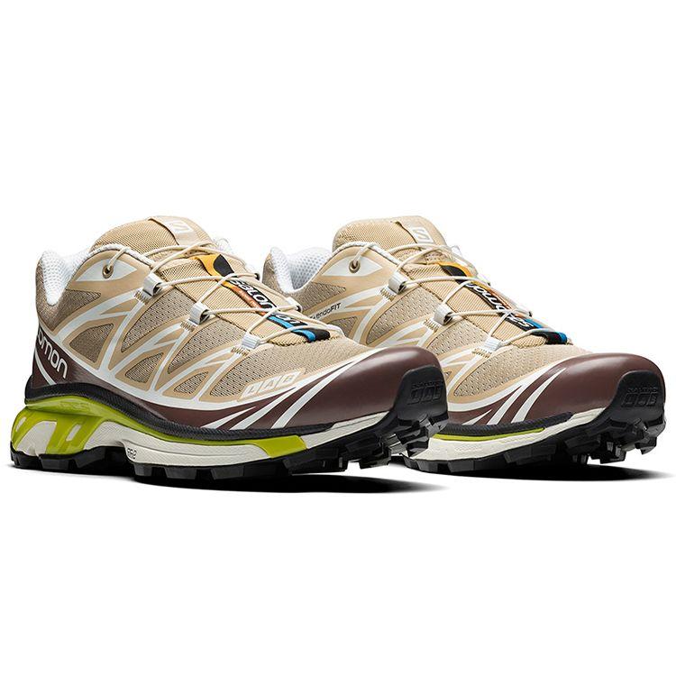 SALOMON S/LAB XT-6 Softground LT Adv Durable Non-Slip Low-Top Outdoor Trail Running Shoes Unisex Sneaker Brown 410141