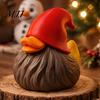 Рождественские настольные украшения 3 шт. Фигурки уток, Зимняя команда, напечатанная на 3D-принтере, Гном, Фигурки оленей и Мини-фигурки снеговика, Коллекционные