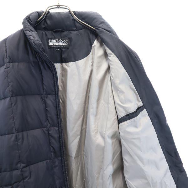 FIRSTDOWN 90-х годов Вышивка старого логотипа Пуховик M Серия Black Мужской Б/у