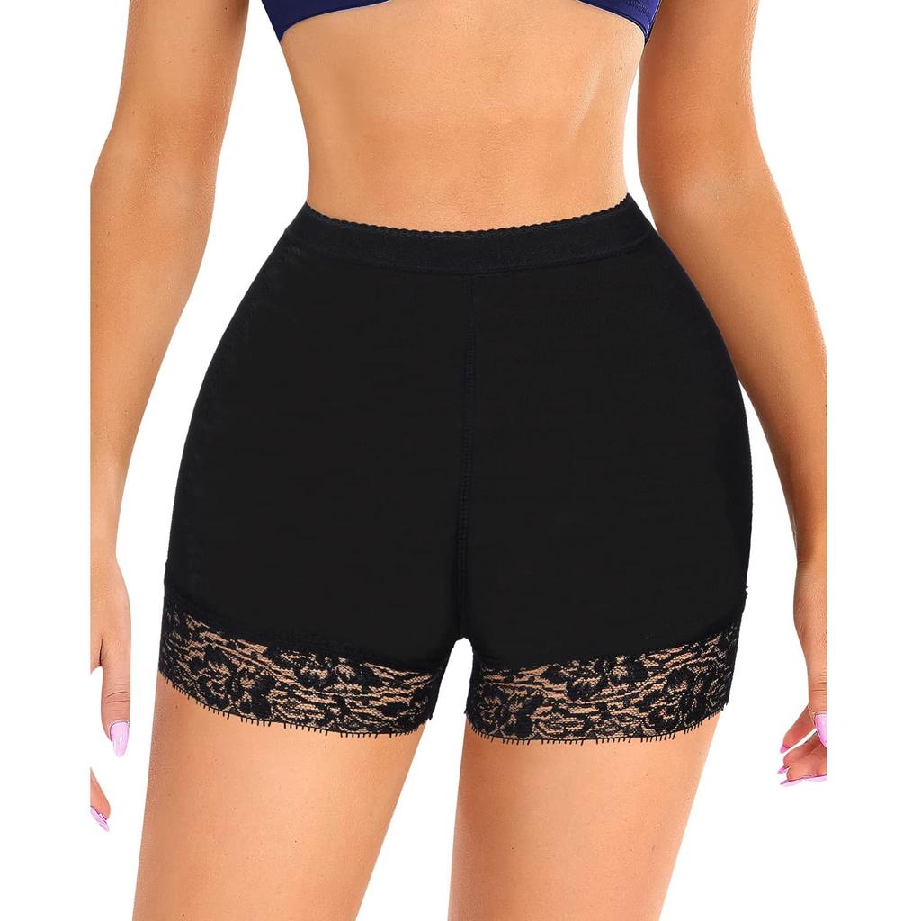 Женские кружевные трусики с подкладкой для ягодиц, бесшовные трусики для коррекции бедер, кружевное нижнее белье для мальчиков с контролем живота