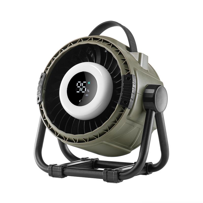 2026 Versatile High-Speed Ice Pack Fan: Clip-On, Waist-Bag Hanging, Indoor/Outdoor Use, Customizable LOGO