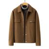 Men's Coat Autumn and Winter Wool Woolen Jacket High-end Ruffian Handsome Casual Top