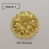 Luxury Gold Rhinestone Flower Pendant: DIY 3D Painting Frame