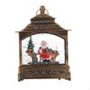 Christmas Lantern Lamp Home Decoration Xmas Musical Snow Globe Scenery for