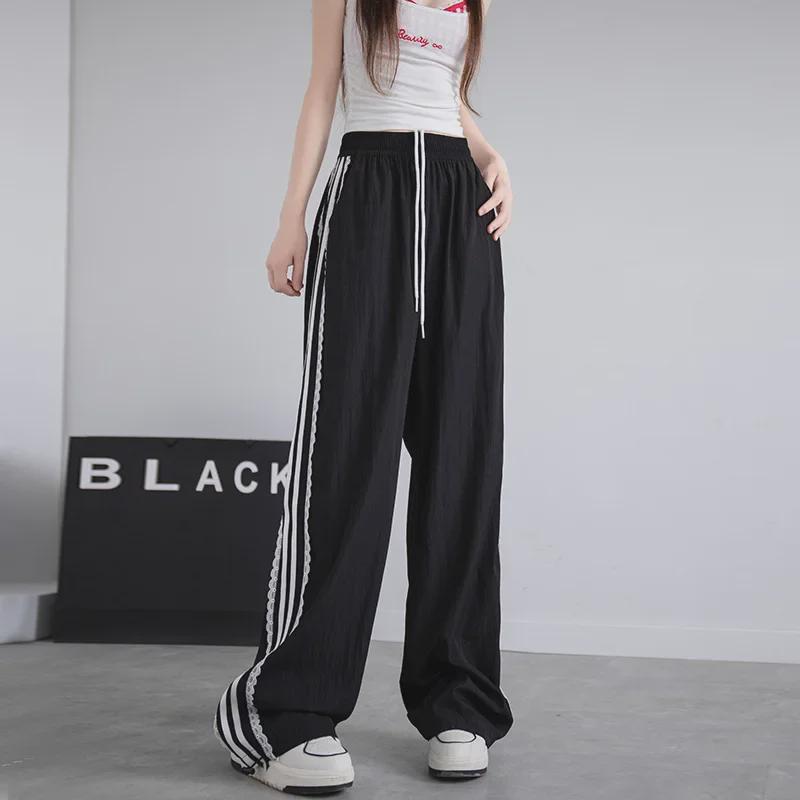 Женские брюки-бананы Yichengxuan с высокой талией, весна/лето, широкие