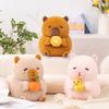 Cute Chubby Capybara Doll Plush Toy Cute Capybara Doll Children Soothing Rag Doll Girl Birthday Gift