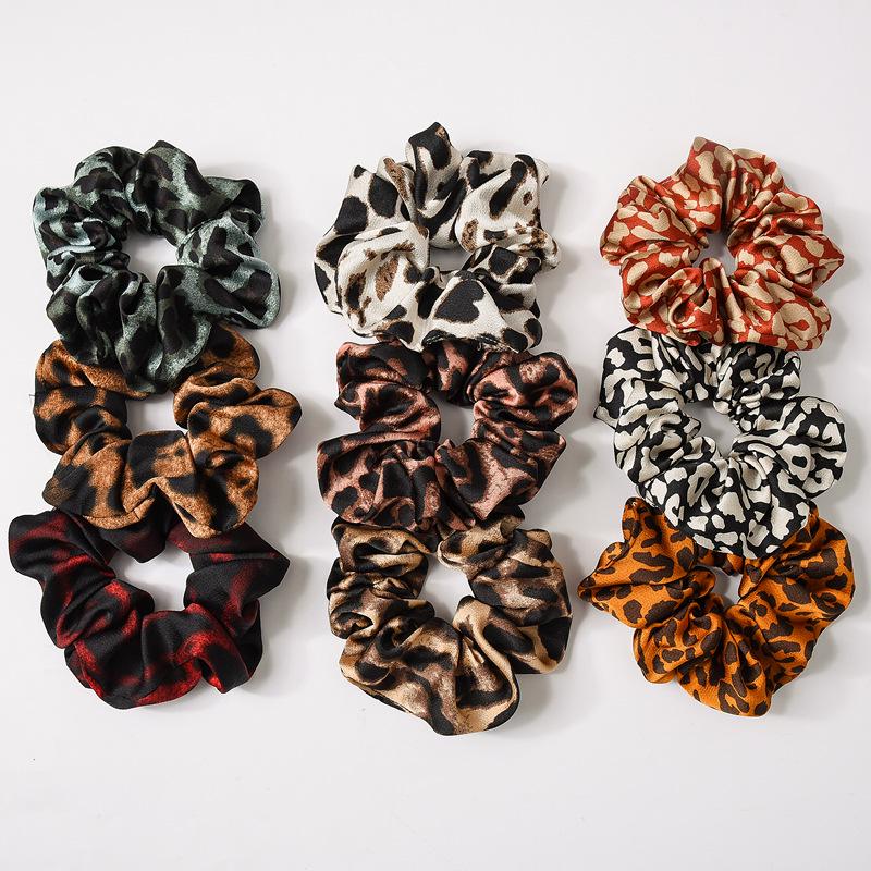 Новая большая плетеная повязка на голову с леопардовым принтом для женщин, простой аксессуар, атласный бант для волос