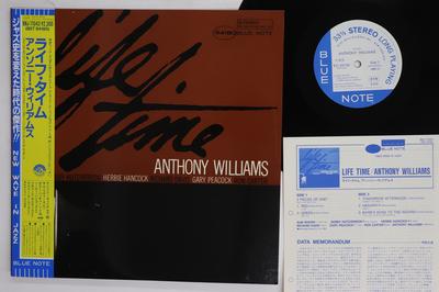 Виниловая пластинка ANTHONY WILLIAMS Life Time BNJ71043PROMO BLUE NOTE 1984 Япония Obi Джаз Б/у