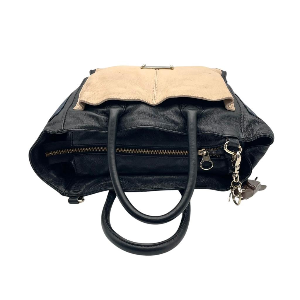 Used SEE BY CHLOE Tote Bag NellyTote Bag beige/black leather Women