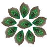 10Pcs/Lot Peacock Scales Sequins Phoenix Mesh Embroidery Patches DIY Clothing Bags Repair Patch Accessories