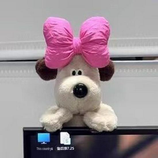 Tesla Girls Interior Screen Ornament: Master Dog Car Decoration for Center Console